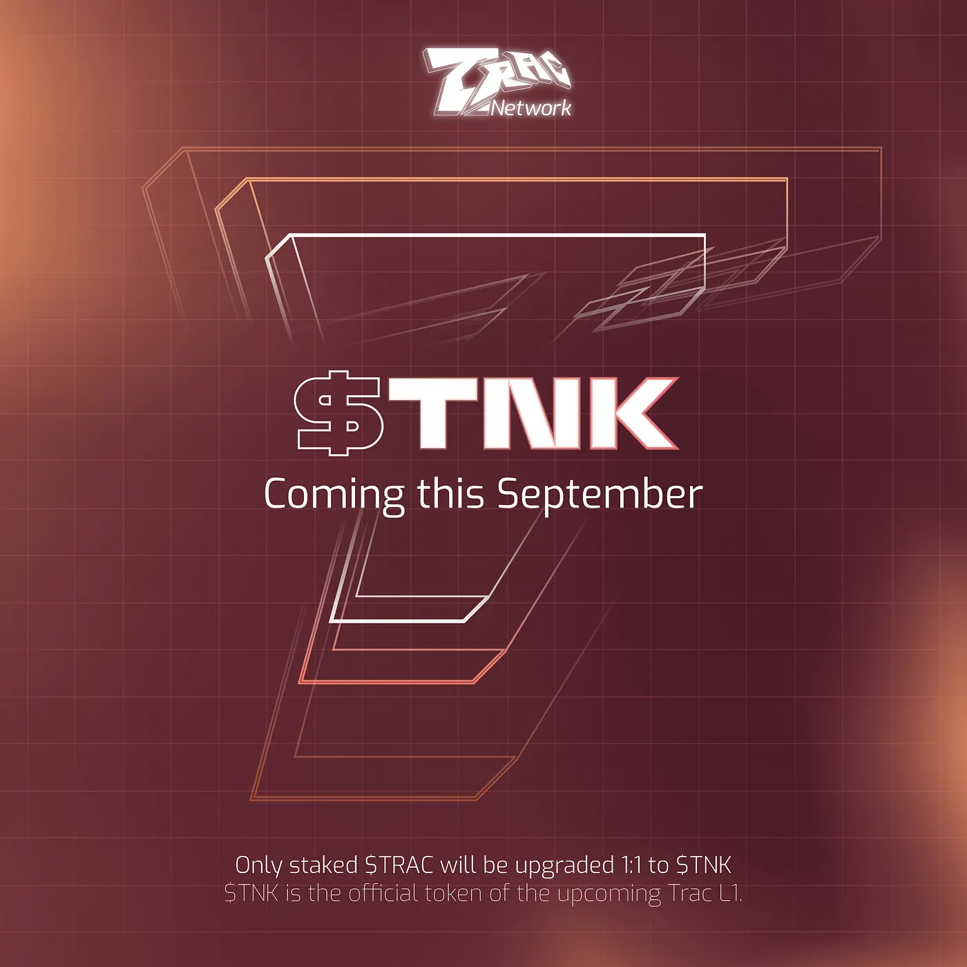 $TRAC to $TNK September upgrade